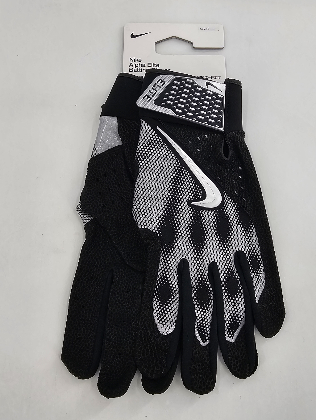 Nike Alpha Elite Batting Gloves Diamond Sports Baseball Dri-Fit Men's